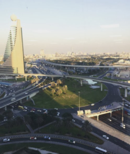 Dubai's growing business sector.