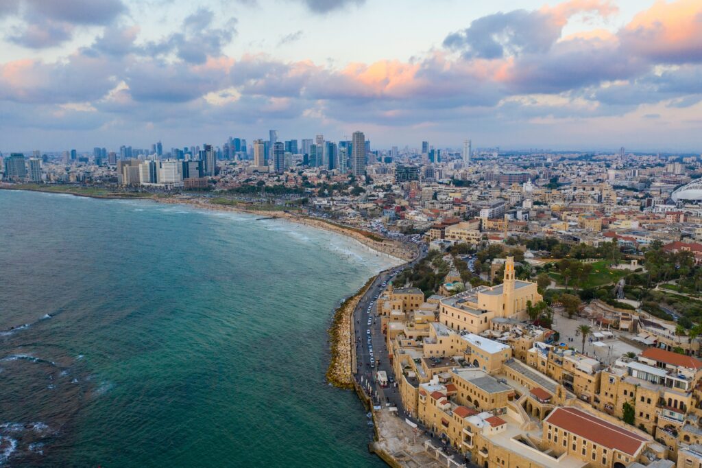 Tel Aviv skyline, home to the Middle East’s leading startup city in 2026