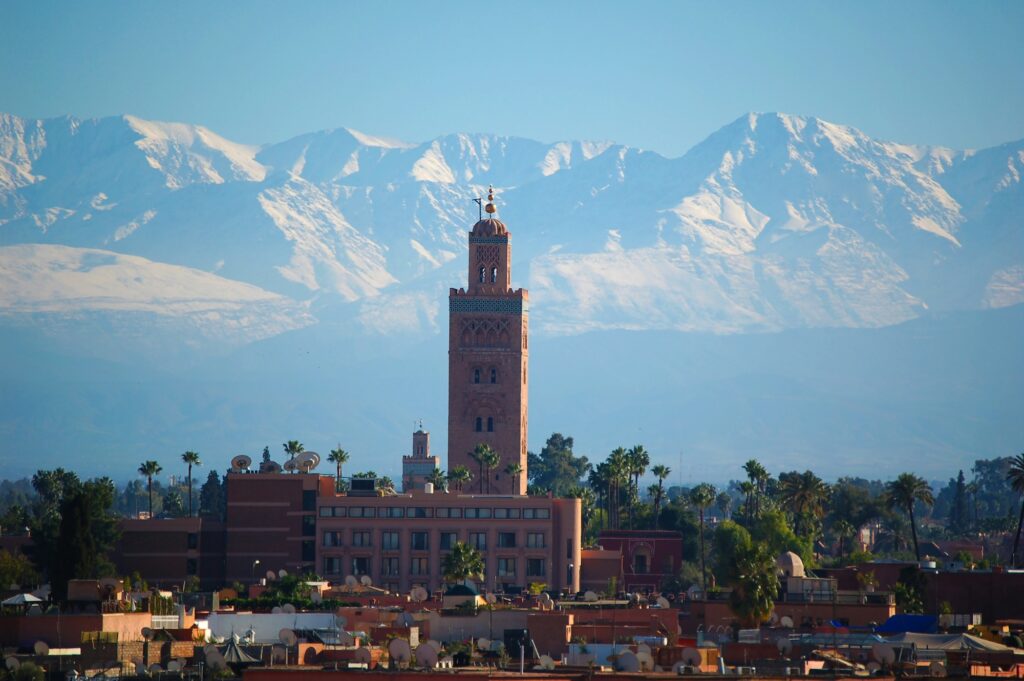 Marrakech, Morocco, a major hub for startup and innovation events in Africa